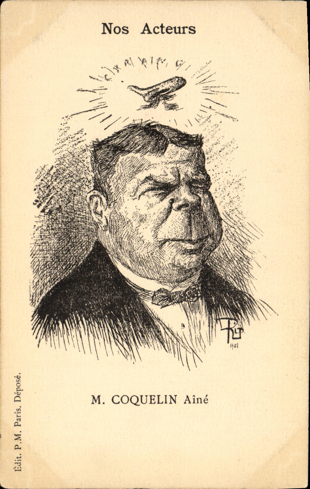 CPA Nos acteurs Coquelin Aine 
