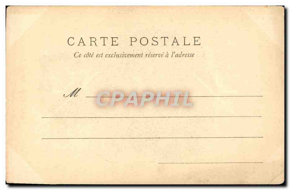 CPA Fantaisie Nos acteurs M le Bargy — Verso