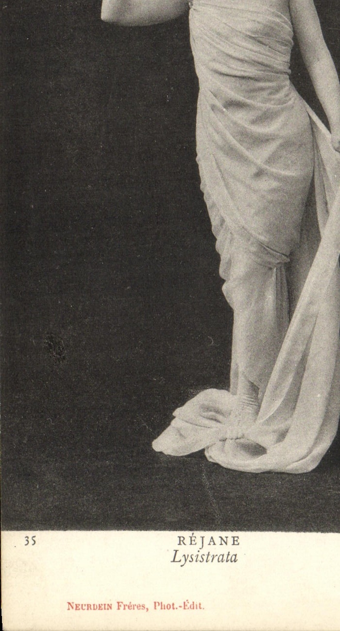 CPA Fantaisie Femme REjane Lysistrata