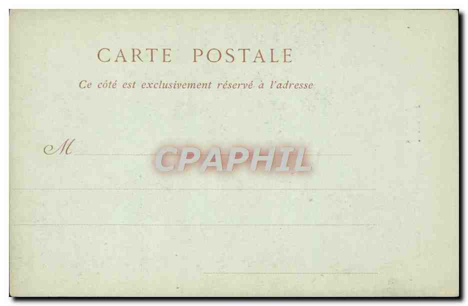 CPA Fantaisie Femme REjane Lysistrata — Rückseite