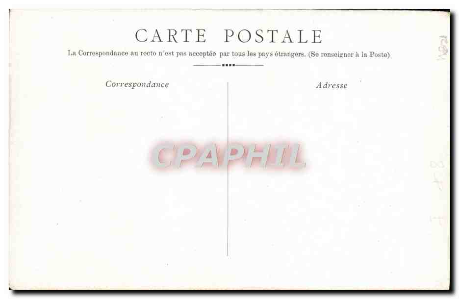 CPA Fantaisie Rostand Cyrano de Bergerac — Rückseite