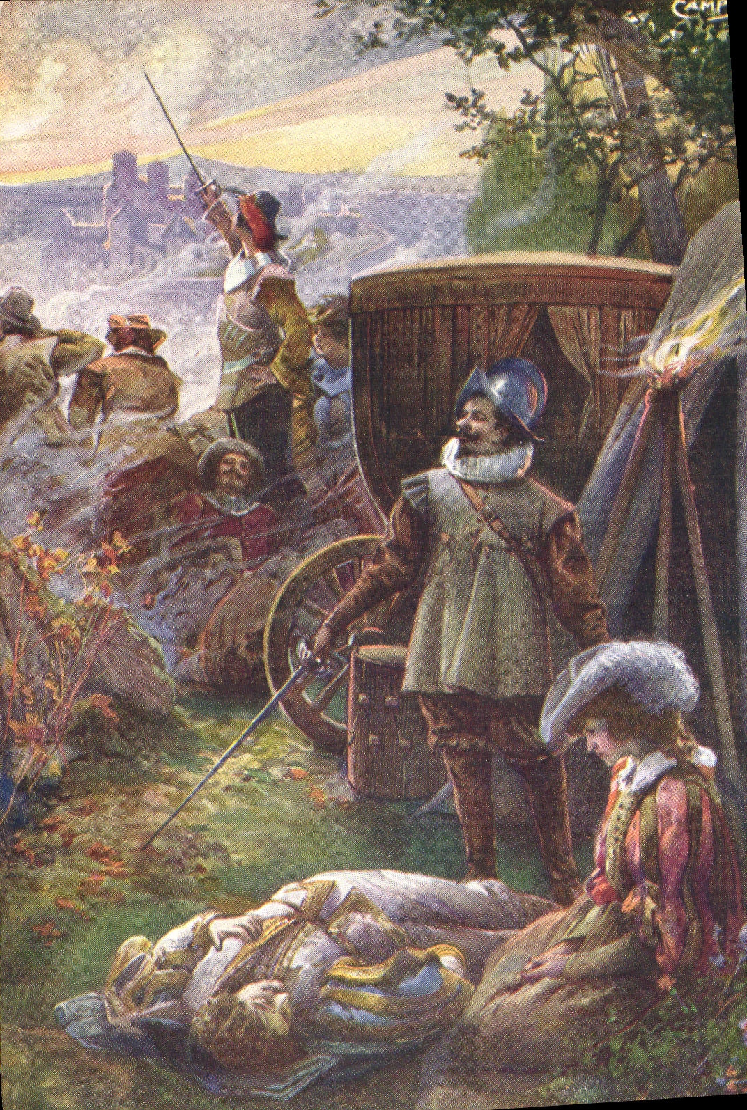 CPA Fantaisie Rostand Cyrano de Bergerac