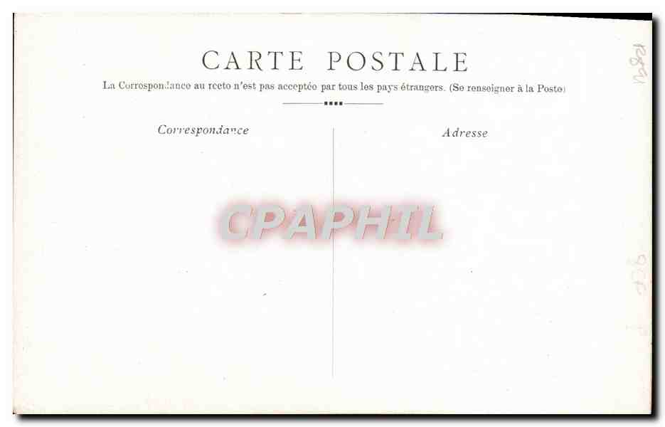 CPA Fantaisie Rostand Cyrano de Bergerac — Verso