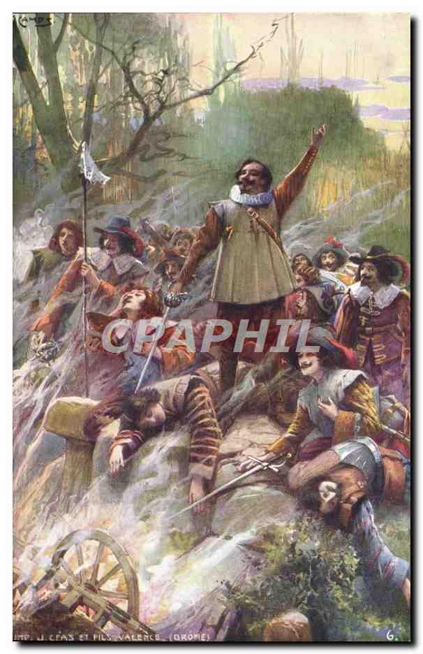 CPA Fantaisie Rostand Cyrano de Bergerac