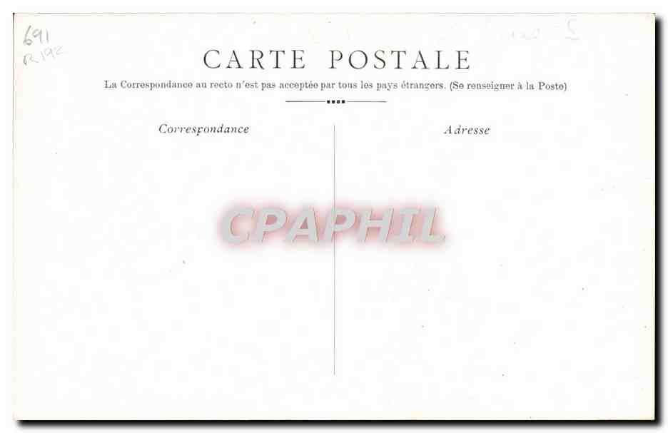 CPA Fantaisie Rostand Cyrano de Bergerac — Rückseite