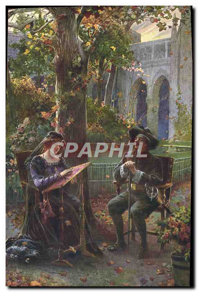 CPA Fantaisie Rostand Cyrano de Bergerac