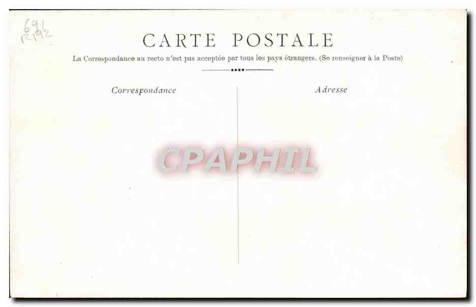 CPA Fantaisie Rostand Cyrano de Bergerac — Verso