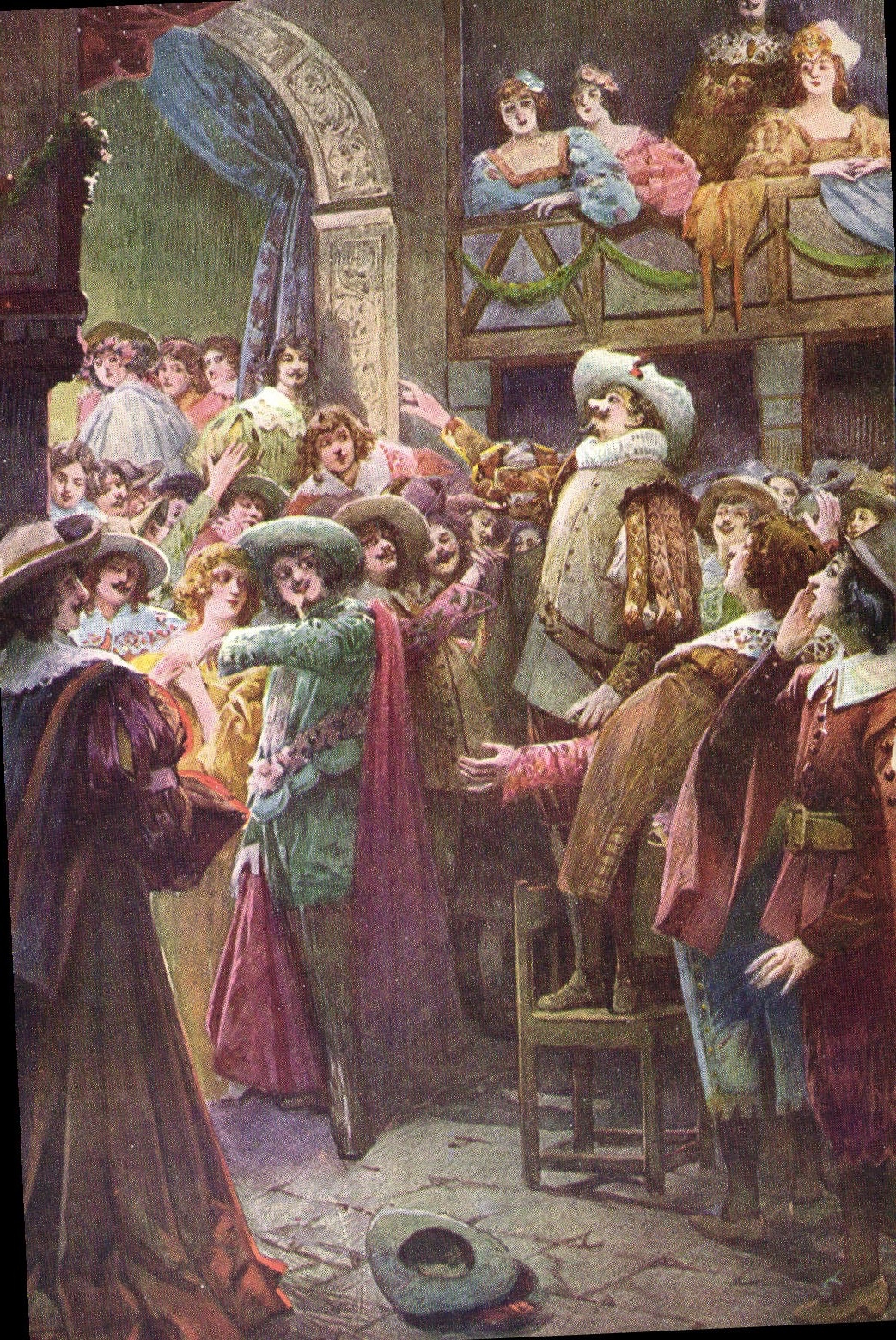 CPA Fantaisie Rostand Cyrano de Bergerac
