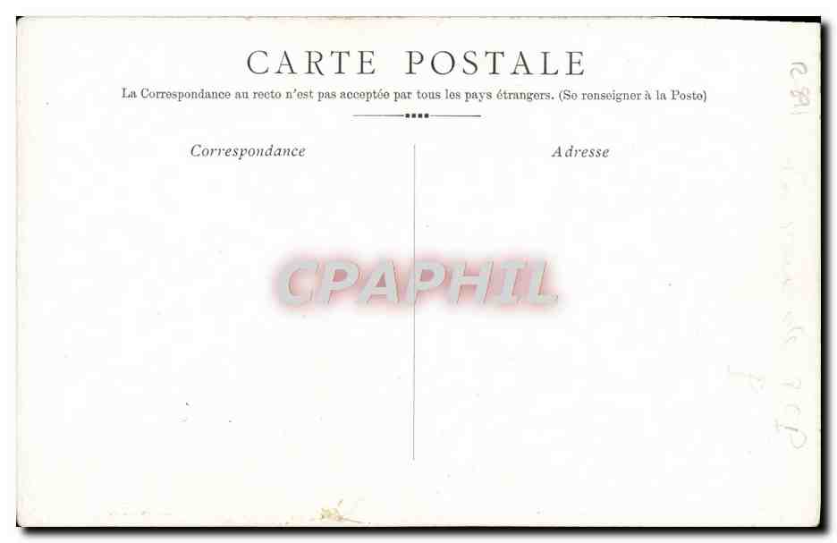 CPA Fantaisie Rostand Cyrano de Bergerac — Verso