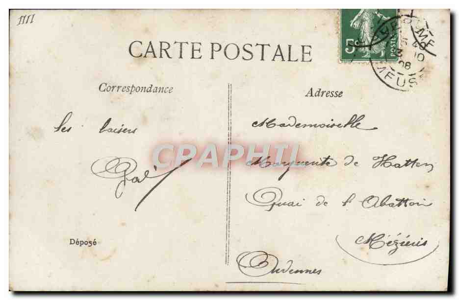 CPA Fantaisie Femme L'aiglon  — Verso