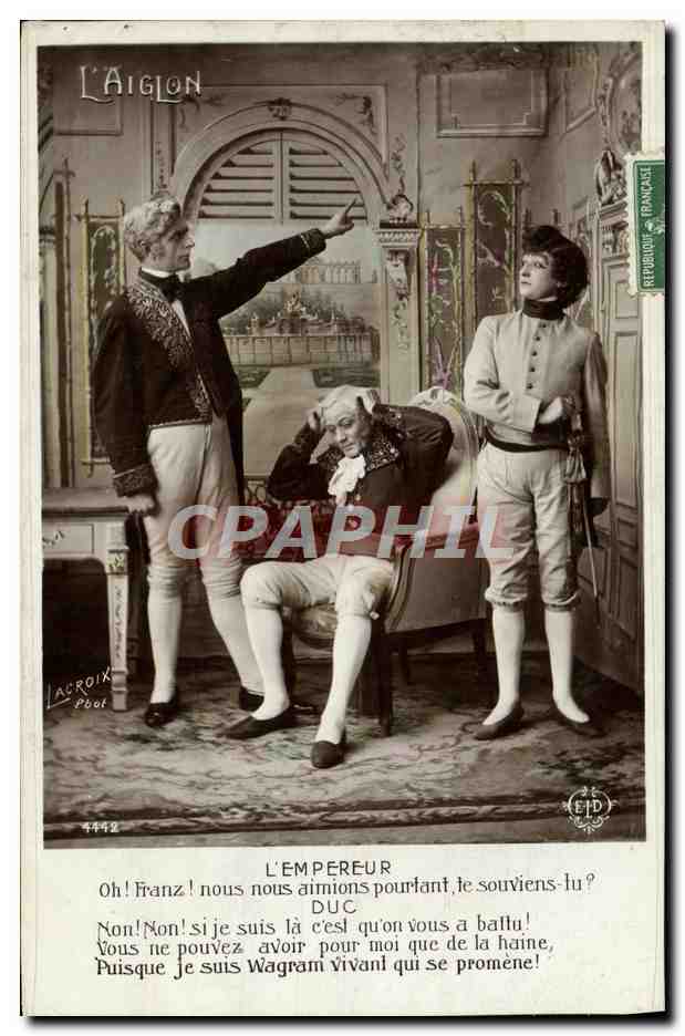 CPA Fantaisie Femme L'aiglon 