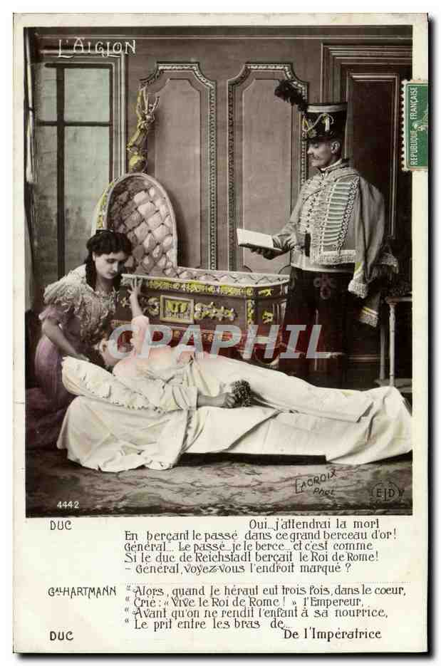 CPA Fantaisie Femme L'aiglon 