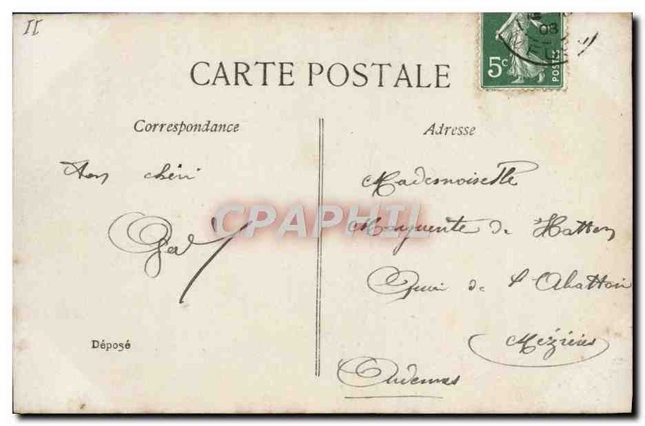 CPA Fantaisie Femme L'aiglon  — Verso