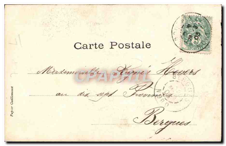 CPA Fantaisie Femmes Folies Bergere Faust et Mephisto — Verso