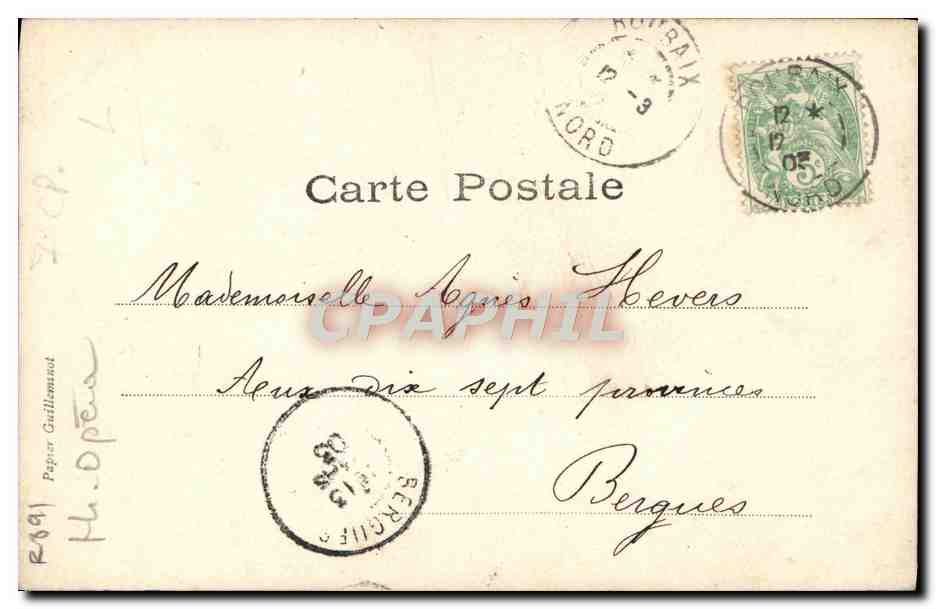 Faust et Mephisto — scène de la pièce — éditeur Walerÿ, Paris, n° W. — Reverso