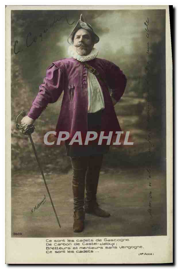 CPA Fantaisie Cyrano de Bergerac Rostand