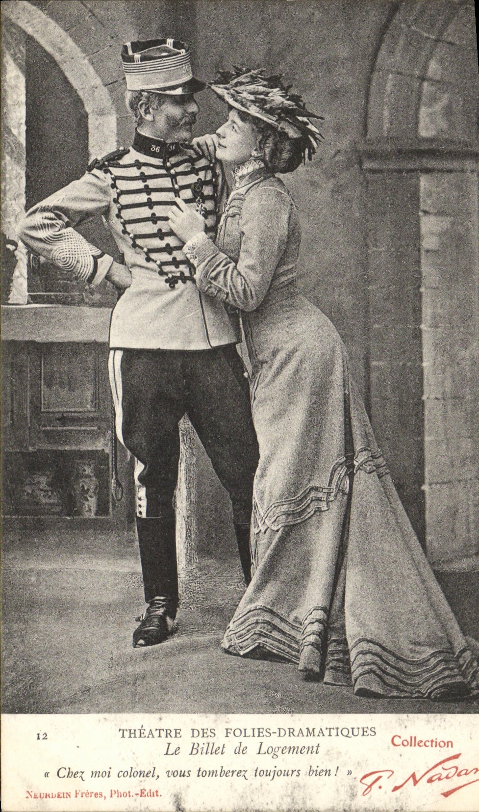 Scène de théâtre — Théâtre des Folies-Dramatiques — Collection Nadar