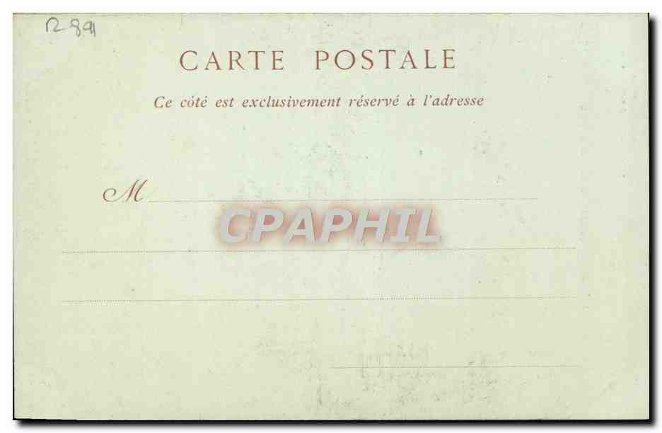CPA Theatre des Folies Dramatiques Le billet de logement — Rückseite