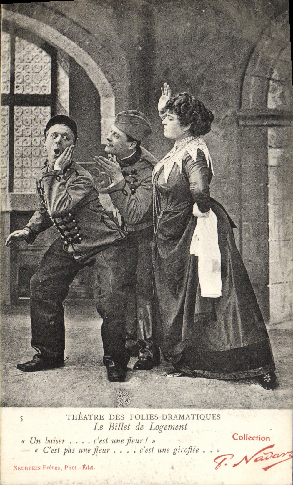 Théâtre des Folies-Dramatiques — Le Billet de Logement — Neurdein Frères, n°5