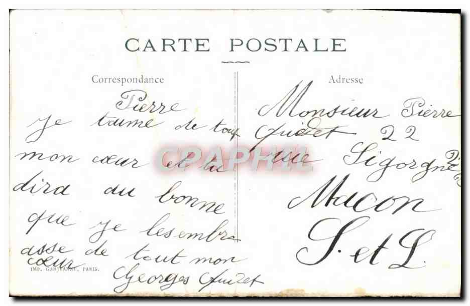 CPA Gemier dans l'oreille fendue Theatre Antoine Boulevard de Strasbourg — Reverso