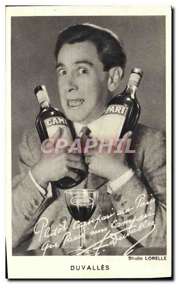 CPA Duvalles Publicite Campari