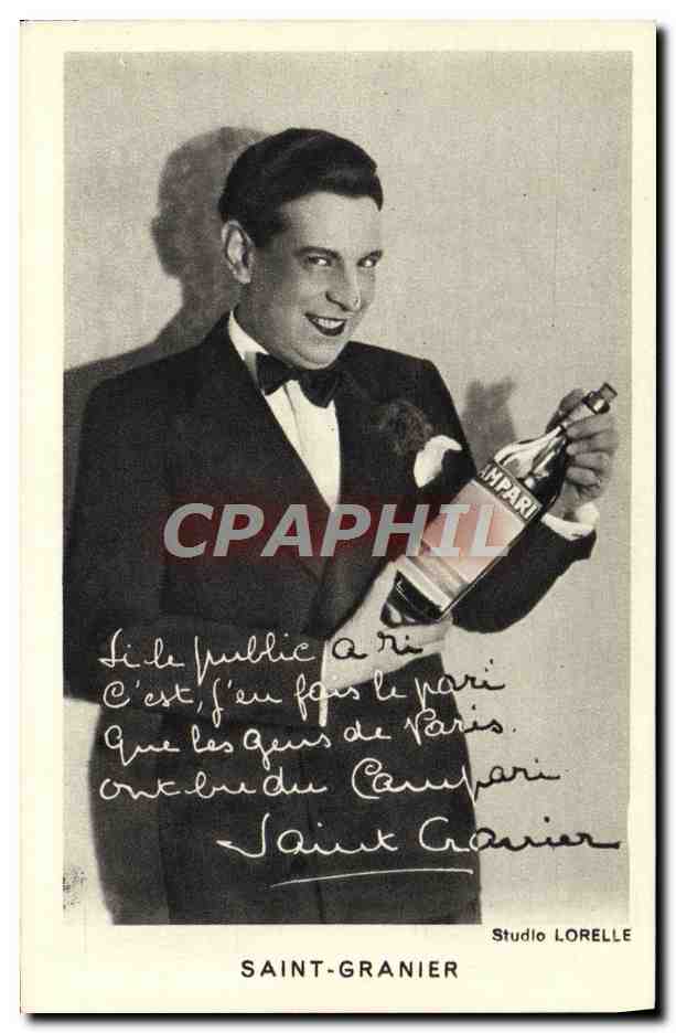 CPA Saint Granier Publicite Campari