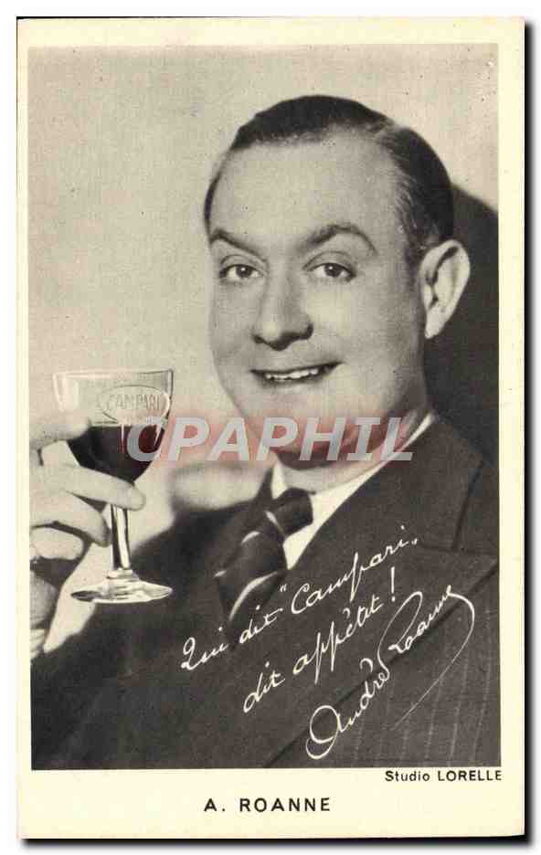 CPA A roanne Publicite Campari