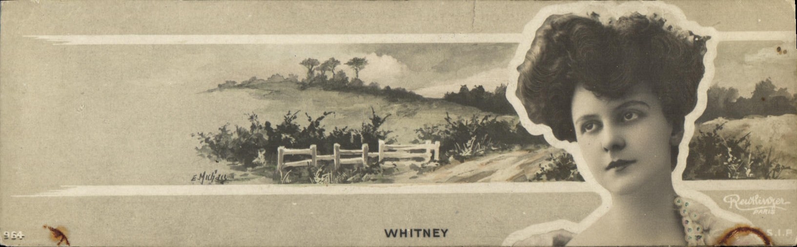 Whitney — paysage avec femme — Rewlissor, Paris, n° 964