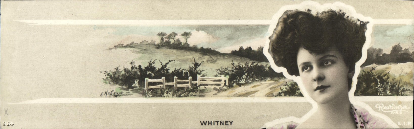 CPA Fantaisie Femme Whitney
