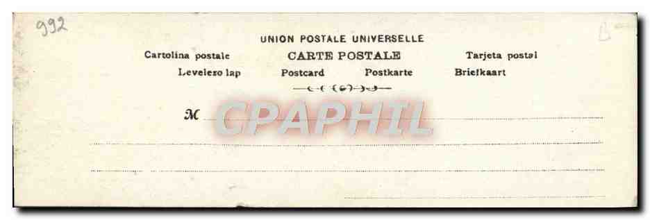 CPA Fantaisie Femme Whitney — Verso
