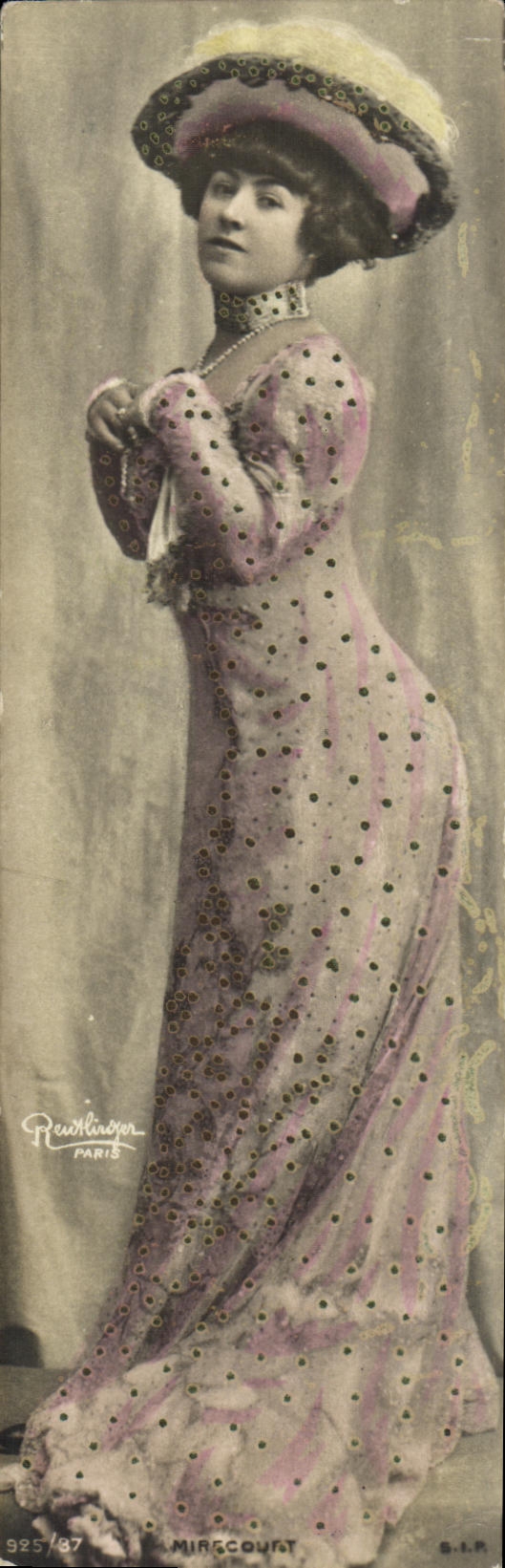 Donna in abito a pois — Parigi — Reinlinger, n° 995/87