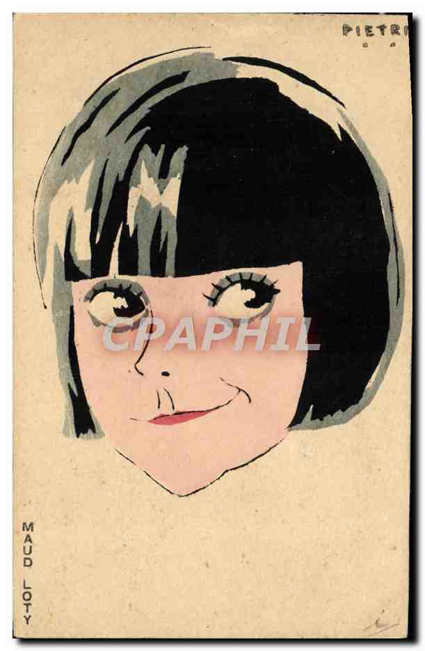 CPA Fantaisie Femme Pietri Maud Loty 