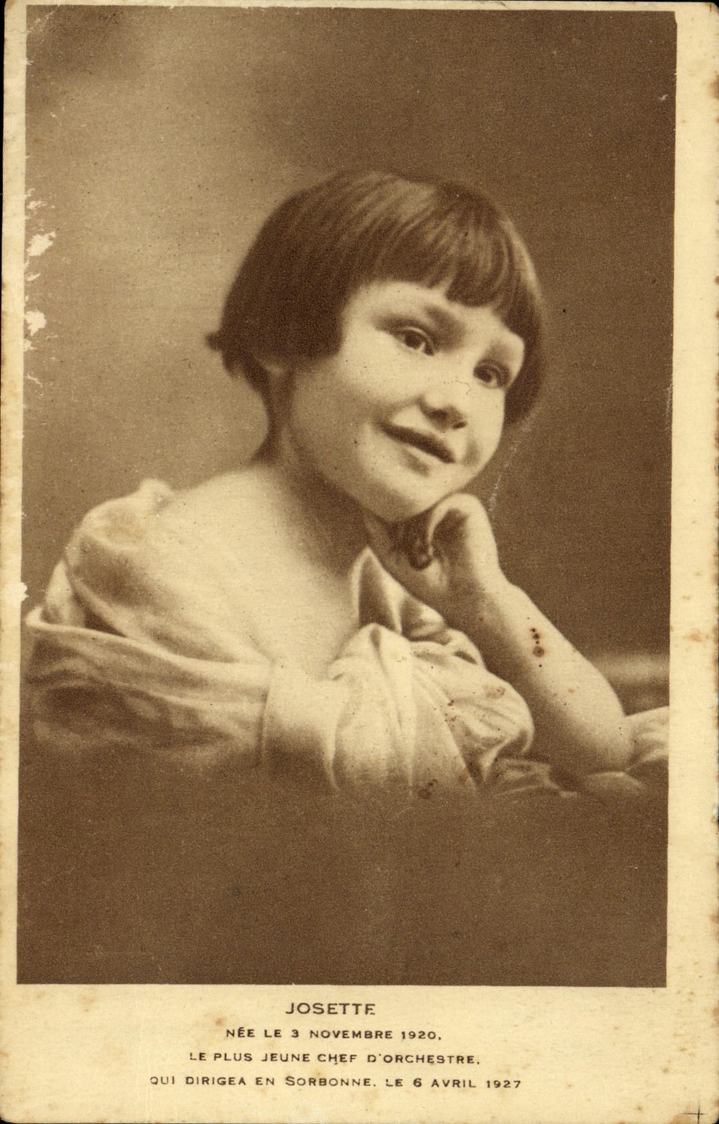 CPA osette le plus jeune chef d'orchestre Sorbonne 