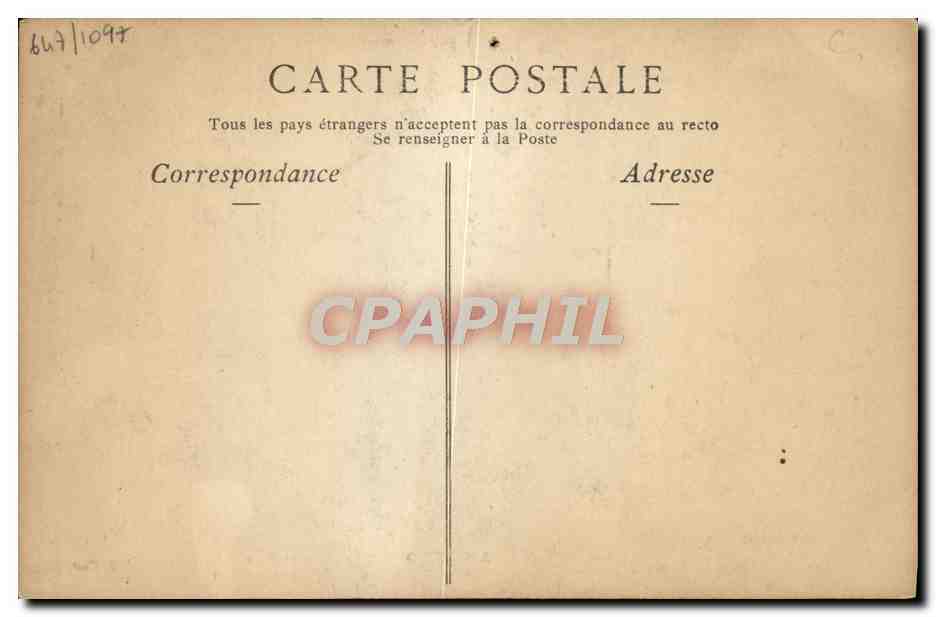 CPA Angelo La Tisbe Au caveau d'abord  — Verso