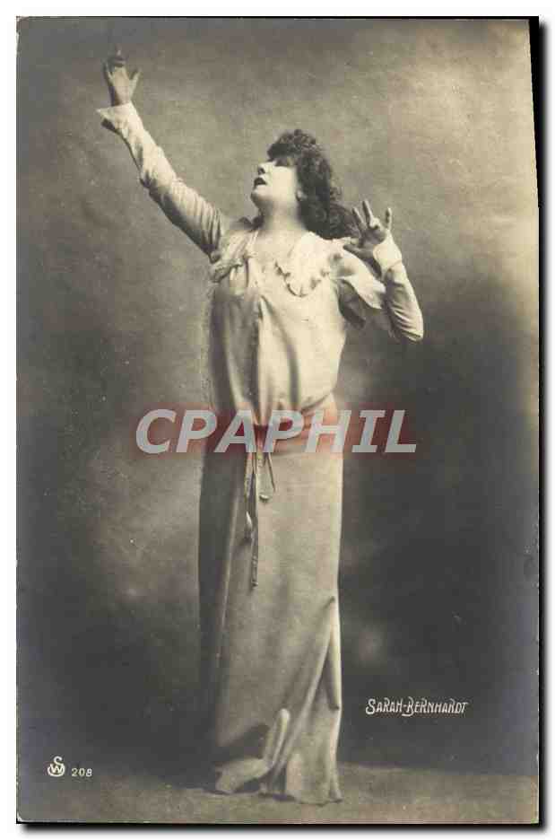 CPA Fantaisie Sarah Bernhardt 