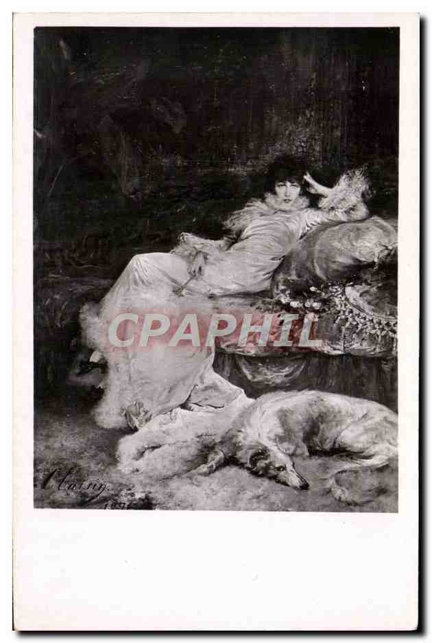 CPA Fantaisie Sarah Bernhardt Musee du petit Palais paris 
