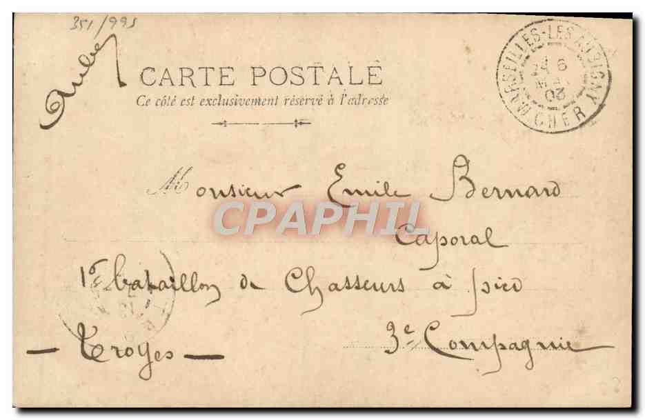 Femme au milieu de journaux — couverture du journal 'Le Journal' — édition de 1903 — Achterkant