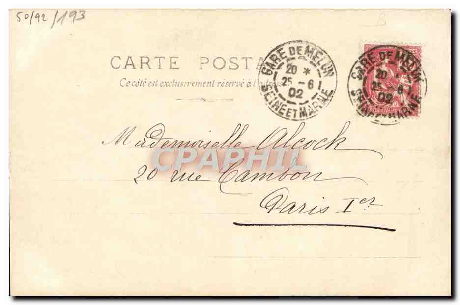 Mme Germaine Gallois — spectacle au Scala — éditeur L. Bruns, n° de série non visible — Achterkant