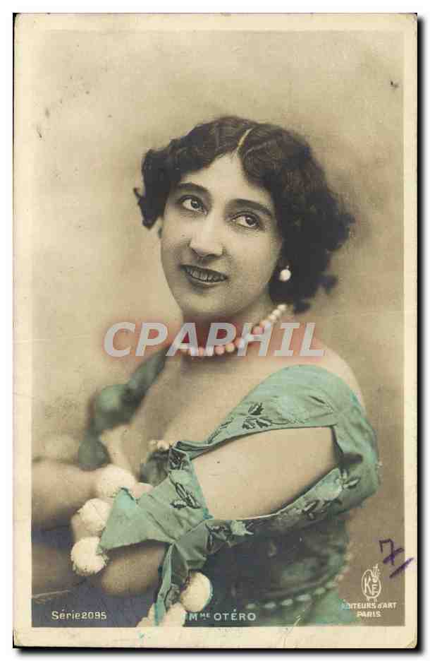 CPA Fantaisie Femme Otero