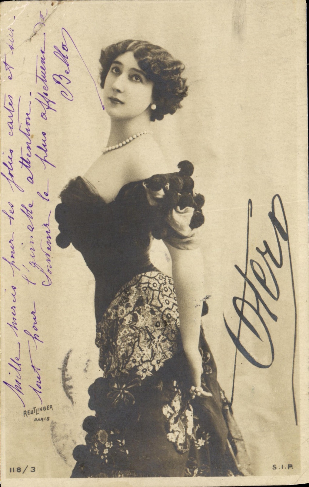 CPA Fantaisie Femme Otero