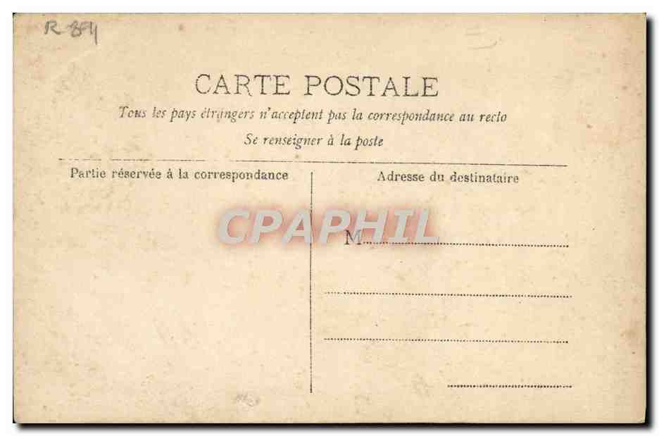 Tarjeta postal antigua Fantasía Mujer Otero — Reverso