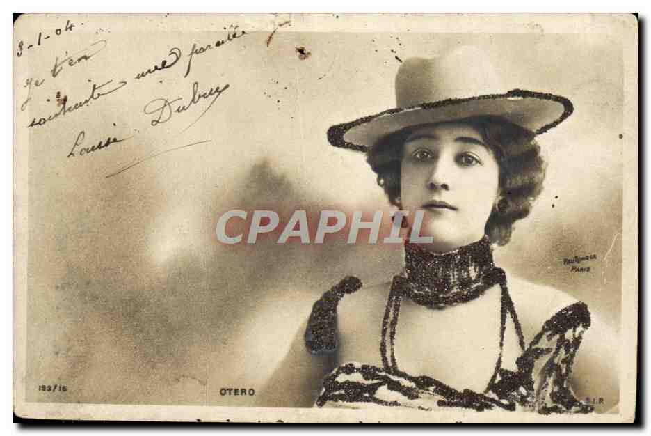 CPA Fantaisie Femme Otero