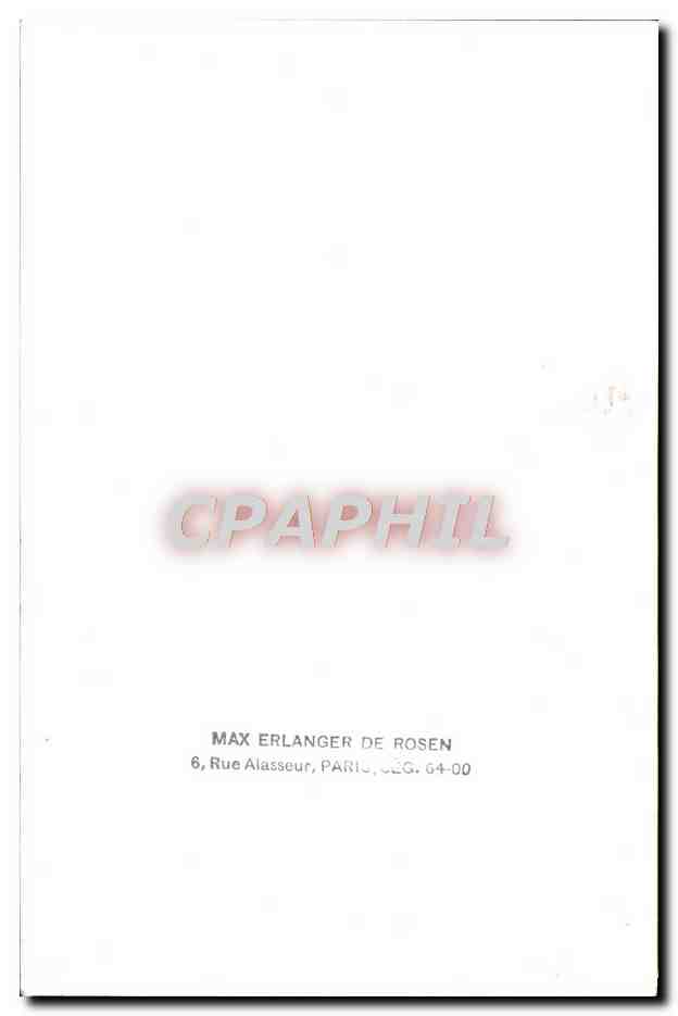 Clio de Mérode — portrait — Rollings & Cie, n° 117/20 — Rückseite
