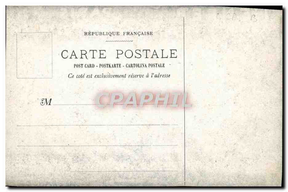 CPA Fantaisie L'enfer Paris Montmartre  — Verso