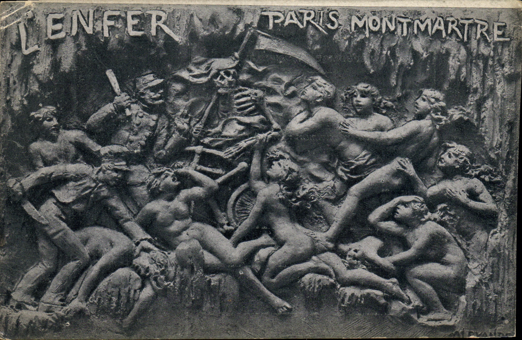 CPA Fantaisie L'enfer Paris Montmartre 