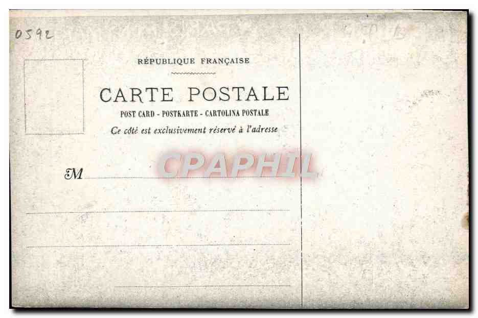 CPA Fantaisie L'enfer Paris Montmartre  — Verso