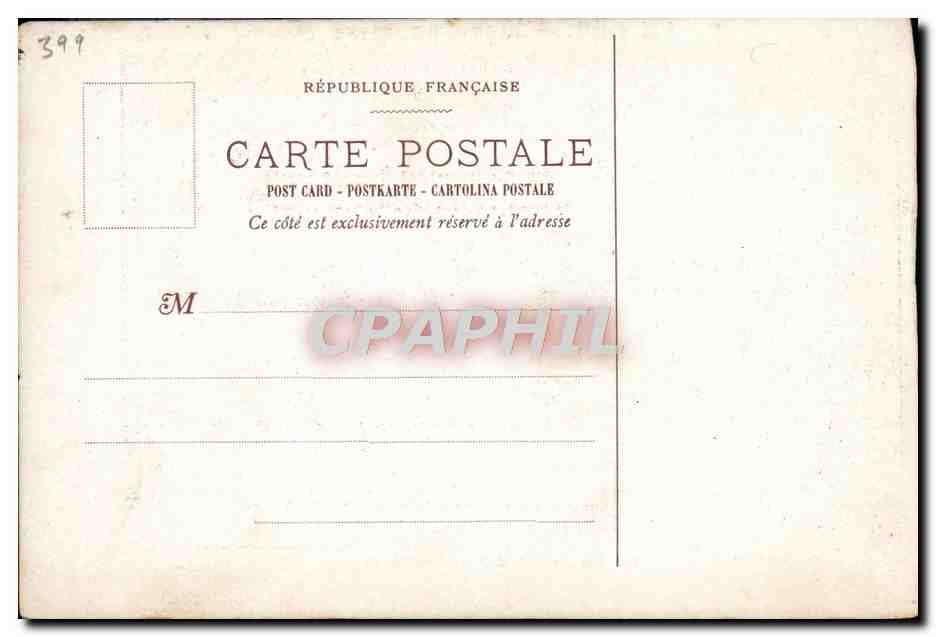 CPA Fantaisie le ciel Paris Montmartre Visions la confession  — Verso
