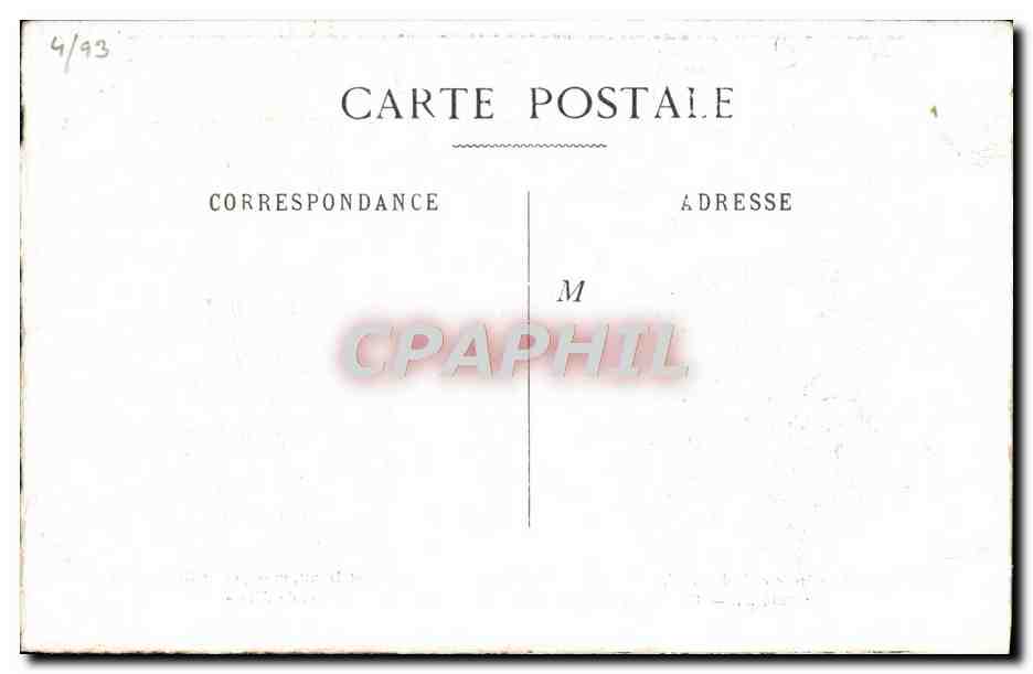 CPA Gaiete La cigale et la fourmi Opera comique 1er tableau Une noce flamande — Verso