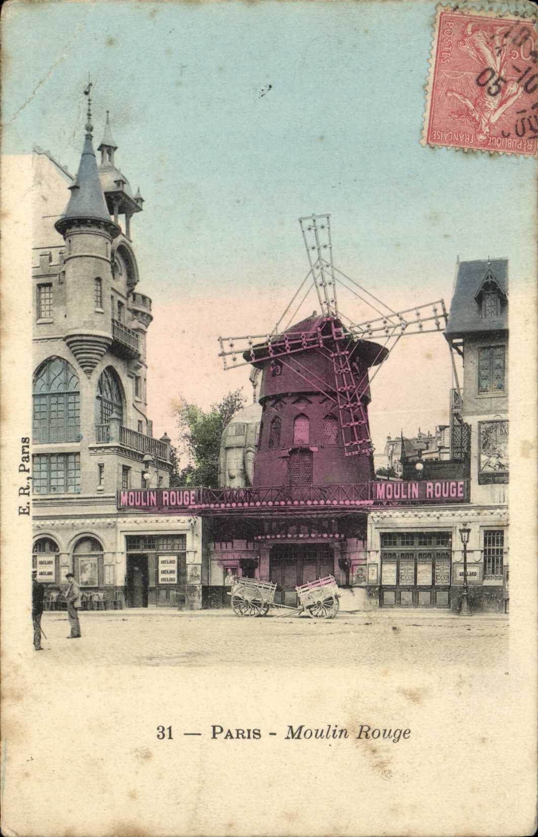 CPA paris Le moulin rouge