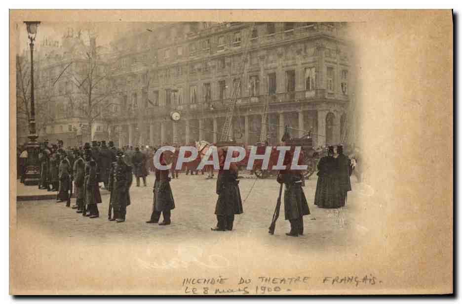 Incendie du Théâtre Français — Le 8 mars 1900 — Édition non identifiée